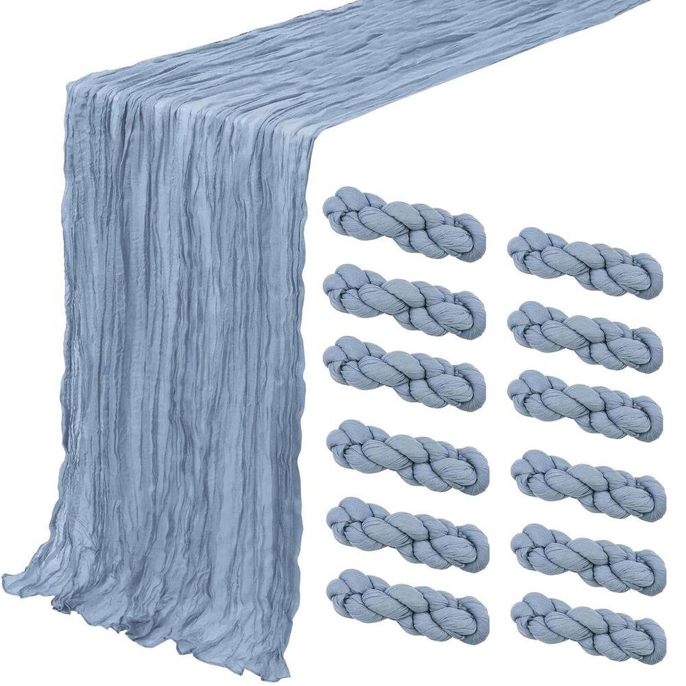 Pano de algodão azul empoeirado ThinkToyslab ThinkToyslab 35 x 120 cm 12 unidades