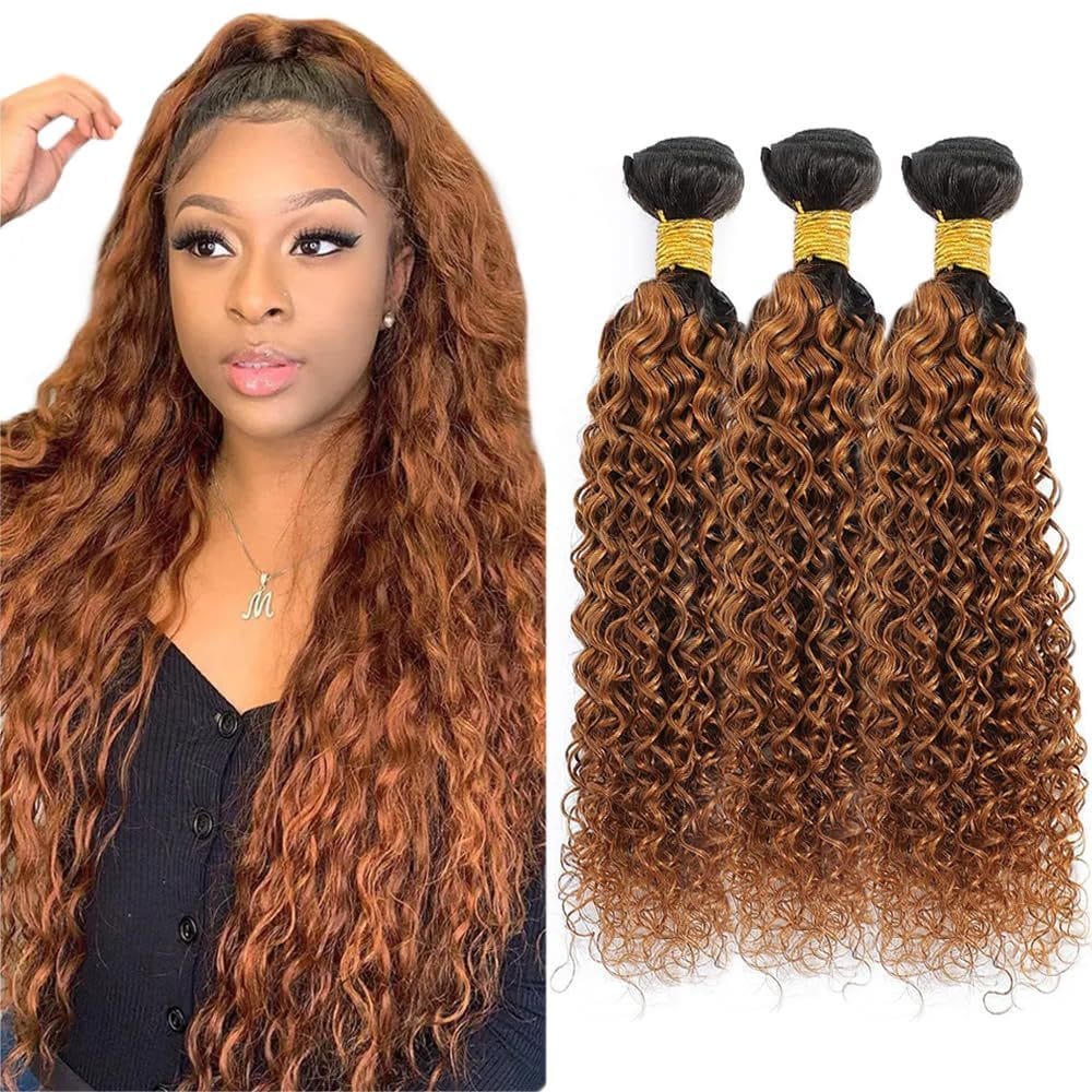 Pacotes de cabelo ZevPiul Kinky Curly 100% Peruvian Remy 20 22 24cm