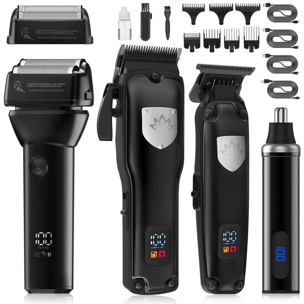 Máquina de barbear elétrica T-Blade Trimmer Dumite 4 em 1