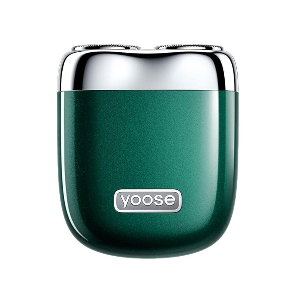 Máquina de barbear elétrica Yoose Mini Portable Travel com USB-C Green