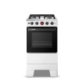Fogão Esmaltec 4 Bocas Ideal Super Mesa de Aço Inox Branco F4IAB - Bivolt
