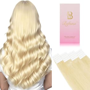 Extensões de cabelo Befana #60 Platinum Blonde 22 cm 50 g 20 unidades