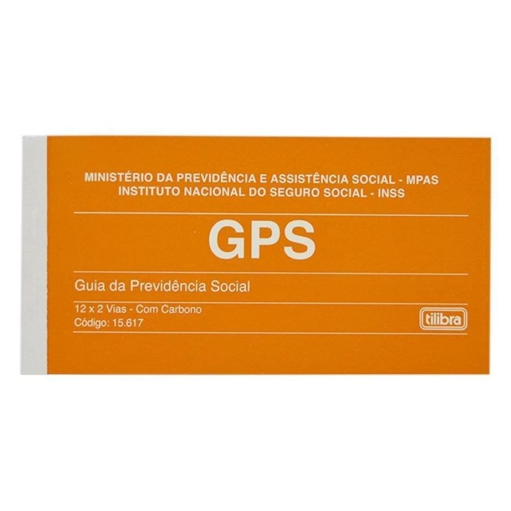 Carnê Gps Guia Da Previdencia Social 2 Vias Tilibra