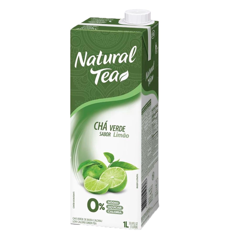 Chá Verde Natural Tea Limão Zero 1l