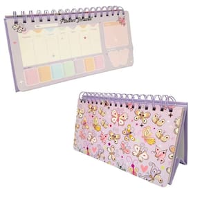 Agenda Planner Semanal Borboletas 52 Páginas Capa 2- Quanhe