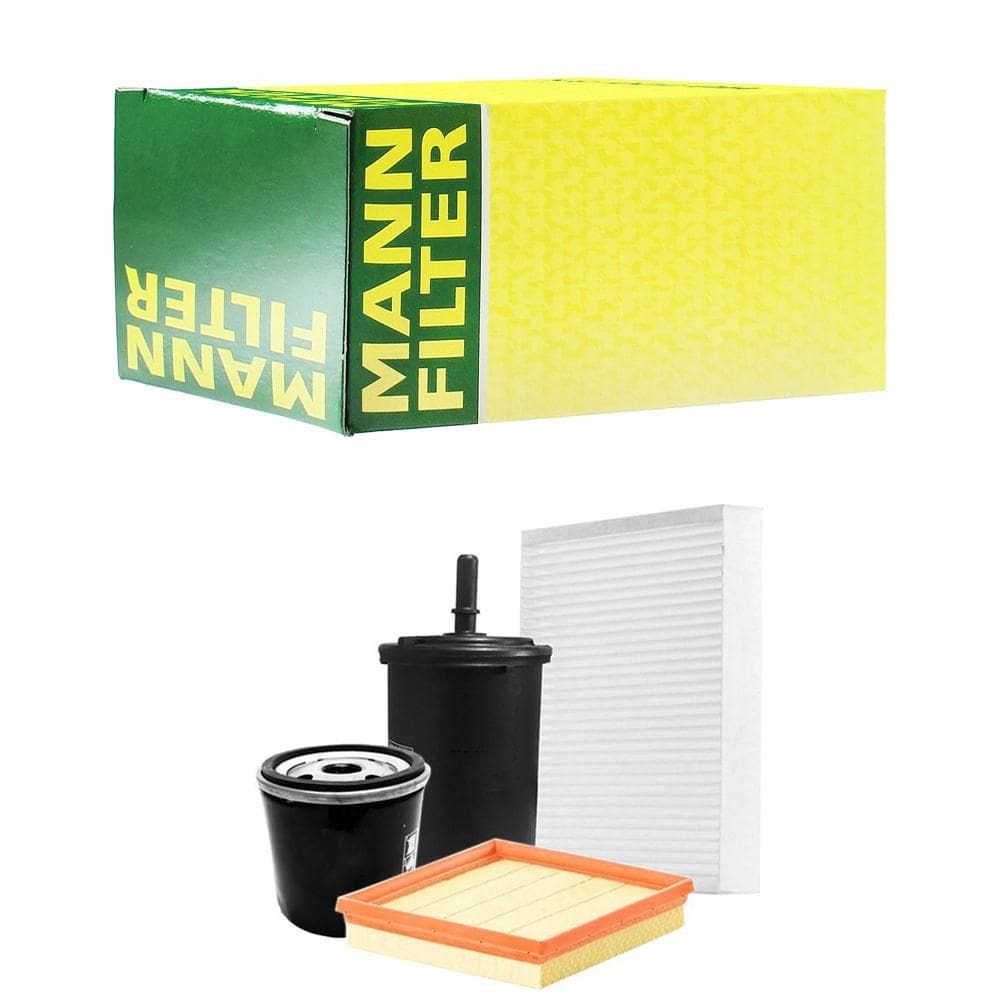 Kit Troca Filtros Polo Saveiro Virtus 1.6 Flex MANN-FILTER