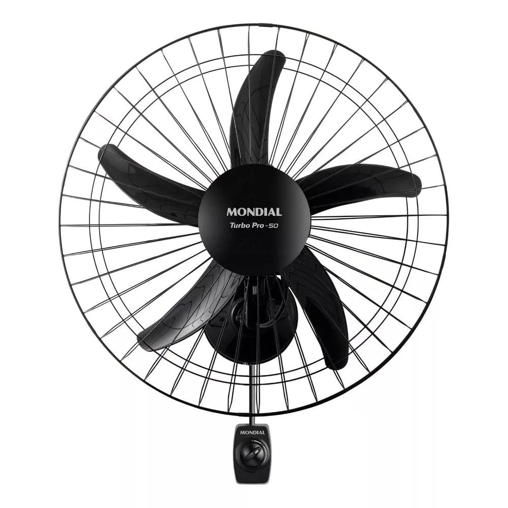Ventilador De Parede Nvp-pro50 Turbo 50cm Preto Mondial 127V