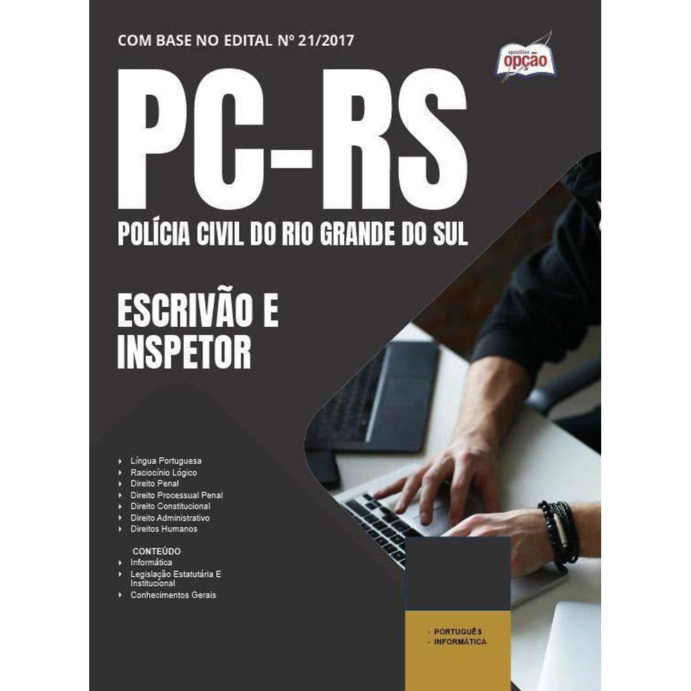Apostila Pc Rs 2025 - Escrivão E Inspetor