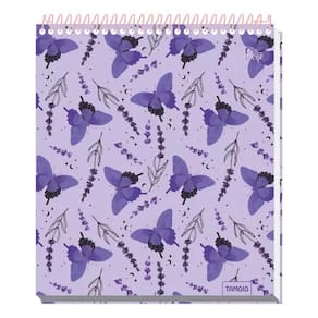 Caderno Flip Feminino Capa Dura 10Mat 160Fls Capa16-Tamoio