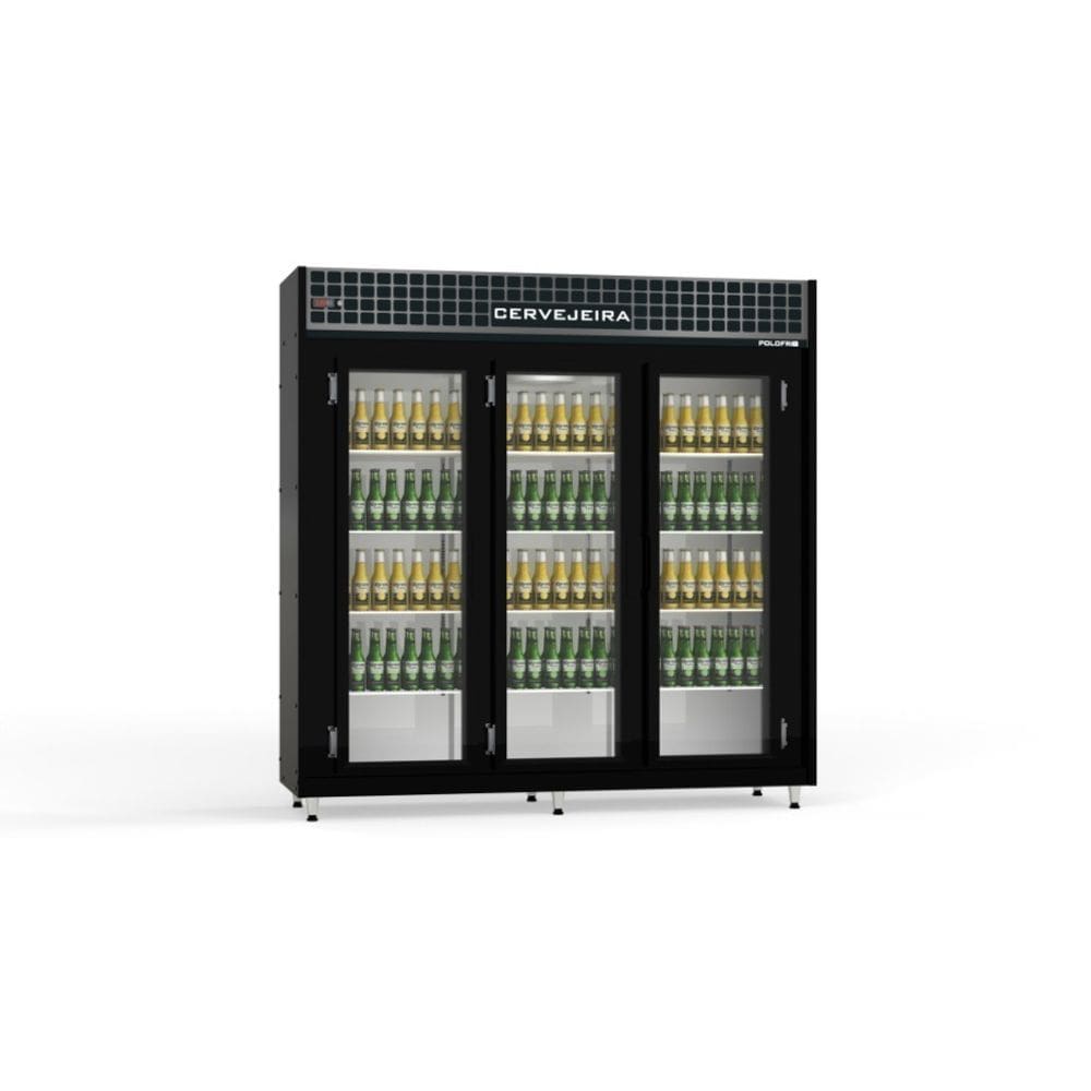 Cervejeira Comercial 03 Portas de Vidro 1473L Polofrio 2417- 220v