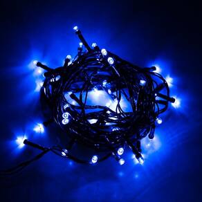 Cordão 50 Lampadas Led Formato Pequena Gota 5 Metros Fio