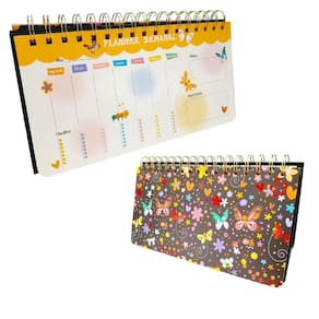 Agenda Planner Semanal Borboletas 52 Páginas Capa 3- Quanhe