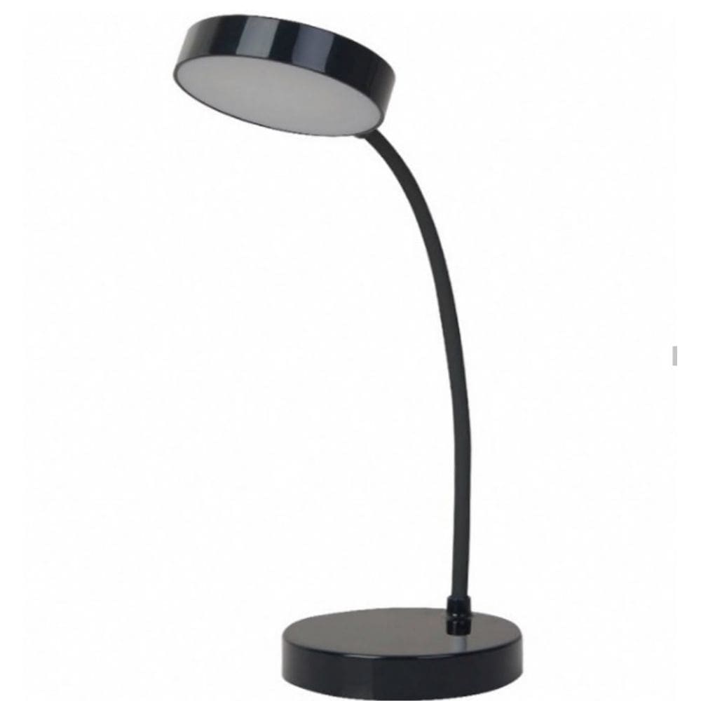 Luminária de Mesa LED Taschibra Puck Recarregável Preta