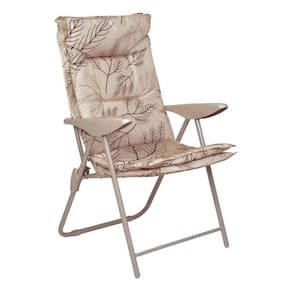 Poltrona Estofada Camping Kairos até 120kg Floral 409007 MOR