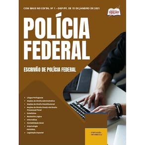 Apostila Polícia Federal Pf 2025 - Escrivão Polícia Federal