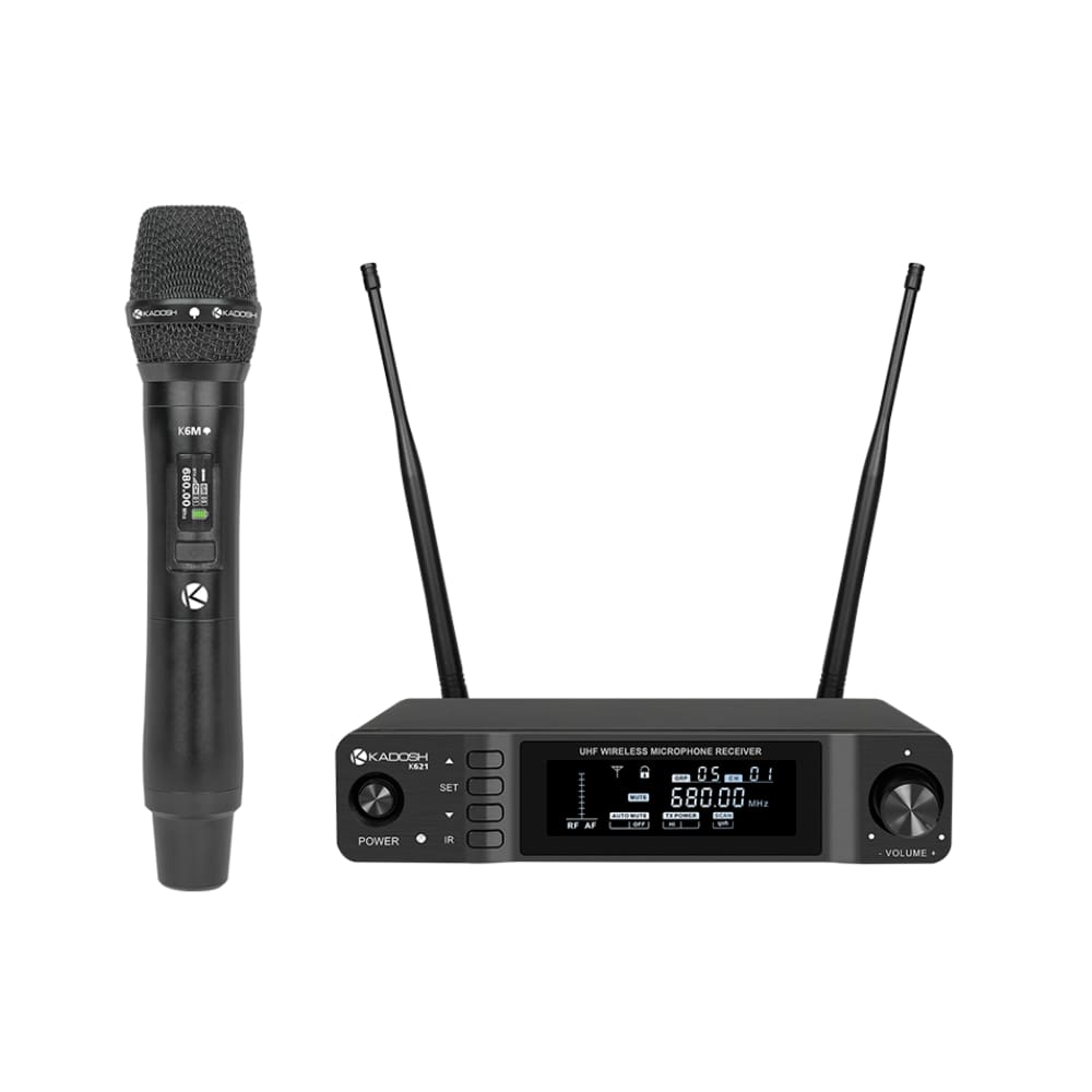 Microfone UHF K621M Bastão sem fio Kadosh