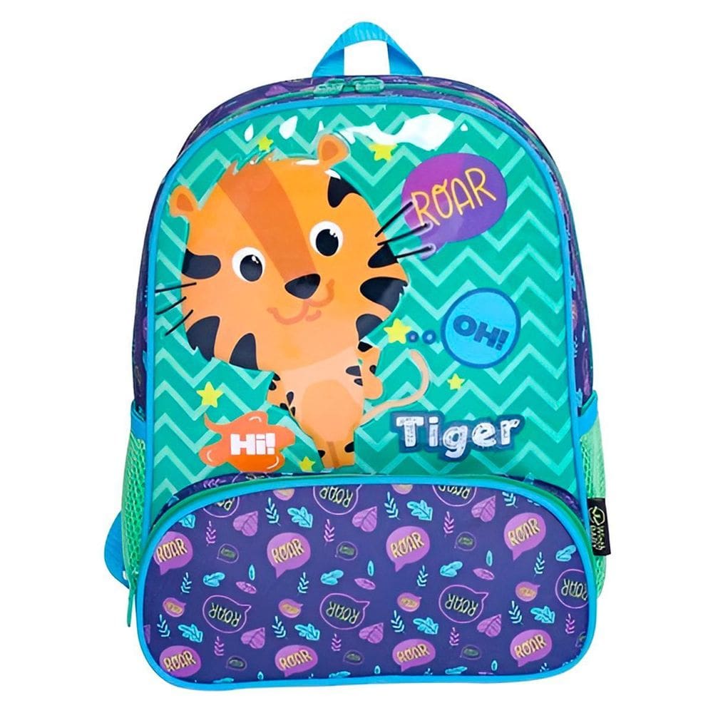 Mochila Infantil Bolso Externo Animais Escola Passeio