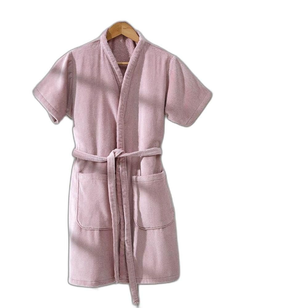 Roupão Dohler Fiore Velour Adulto Rosa Claro M 100% Algodão