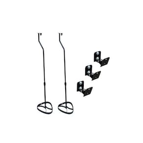 Suporte e Pedestais Home Theater - Kit Universal - Preto