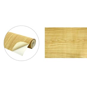 Papel Parede Adesivo Madeira Clara Lavável 10mx45cm Envelopamento