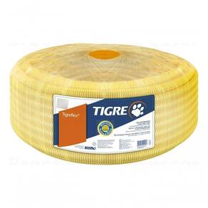 Eletroduto Corrugado 3/4`` 50mts Antichama Amarelo Tigre