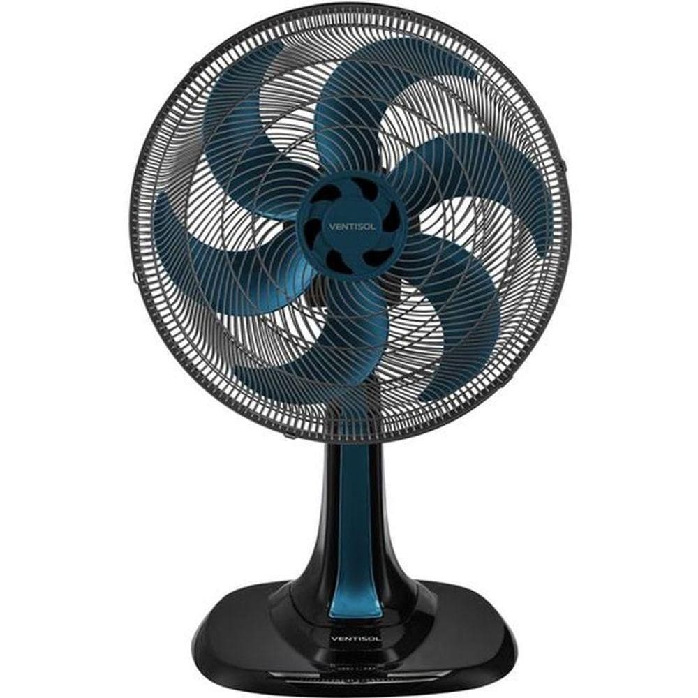 Ventilador De Mesa Ventisol Turbo 6 40cm Azul 220v