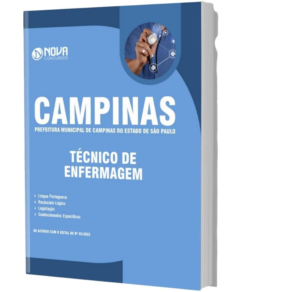 Apostila Concurso Campinas Sp Técnico Em Enfermagem