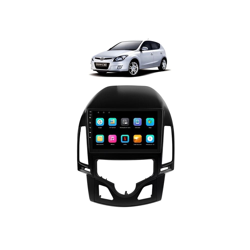 Kit Multimídia I30 2009 / 2012 Ar Digital Android 9 Pol Carplay Gps 2/32GB - 915BR ROADSTAR