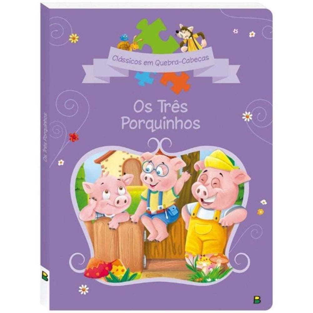 Clássicos Em Quebra-cabeças: Os Três Porquinhos