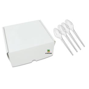 Colher Refeição Descartavel Cristal 16Cm Ultratalher C/1000
