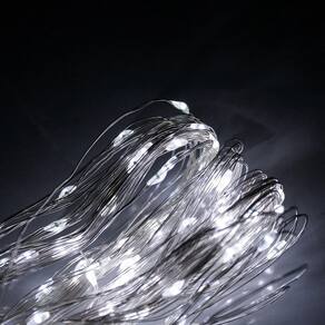 Pisca Led Fio Fada 20L 2 Metros A Bateria Natal Ano Novo