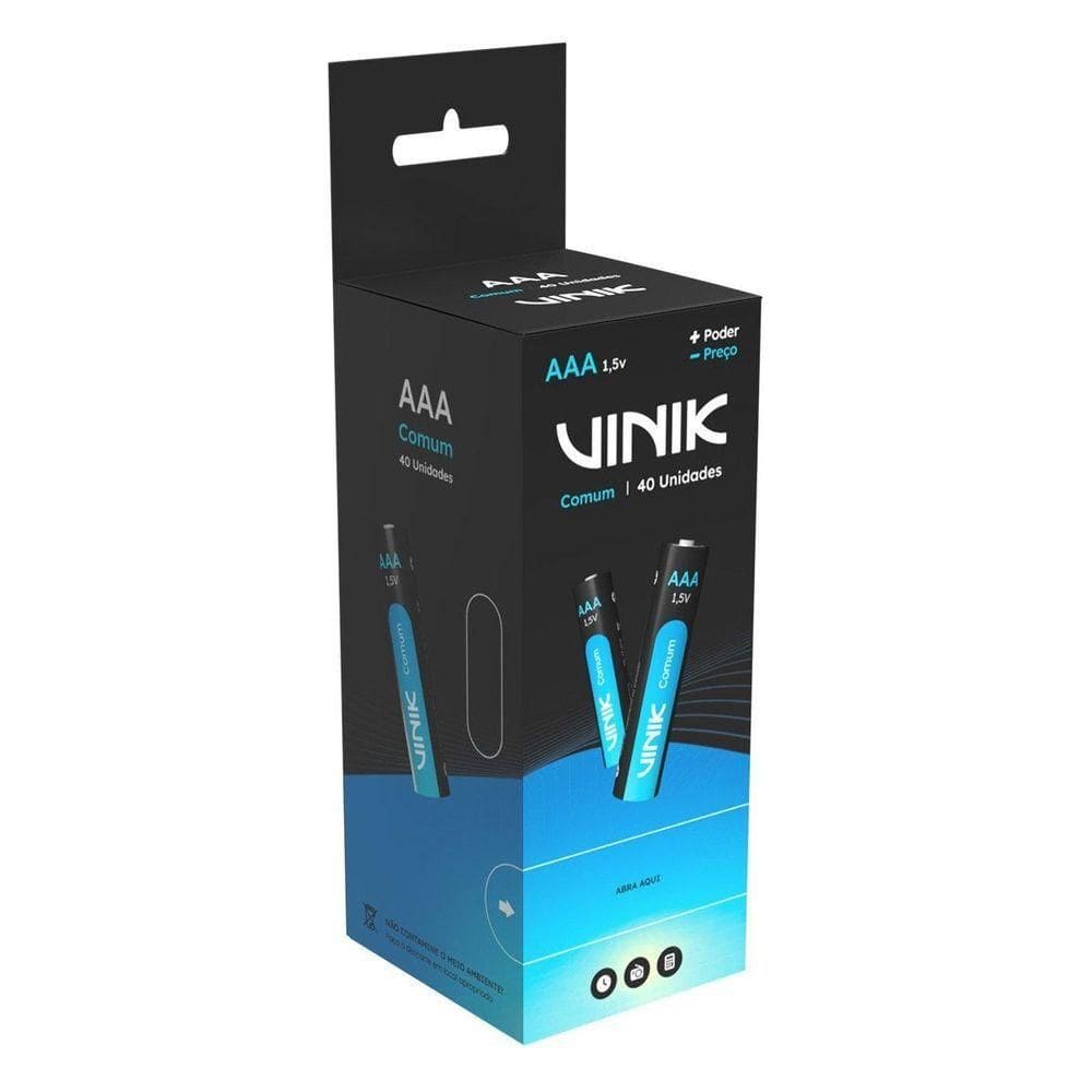 Pilha Comum Aaa Tubo C-40 - Vp3at40c