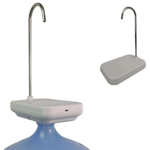 Bomba Eletrica Agua Bebedouro Usb Bateria Galão Garrafão Recarregavel Automatico Com Suporte