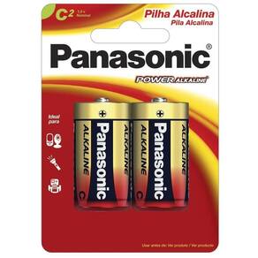 Pilha Alcalina Media C Com 2 Lr14xab-2b