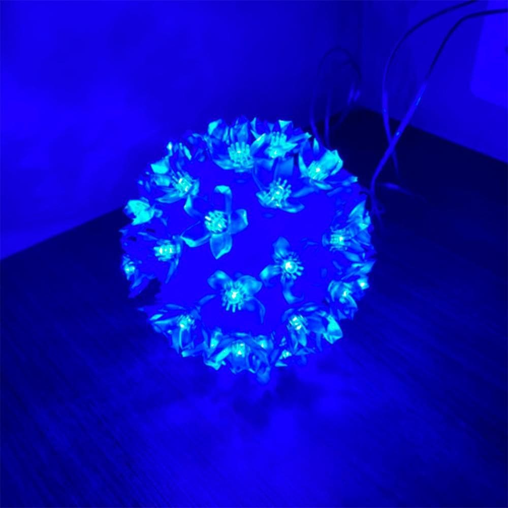 Globo Lampadas Luzes Led Flor Bola Natal Decoração Tomada