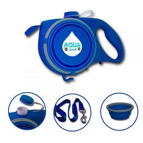 Aqua Leash – 5 itens essenciais para passear com cães, tudo em um!