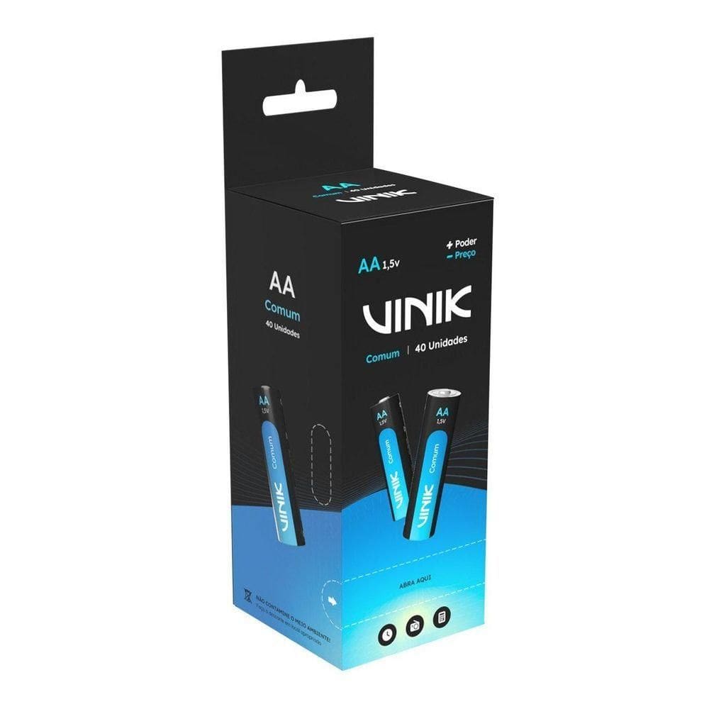 Pilha Comum Aa Tubo C-40 - Vp2at40c