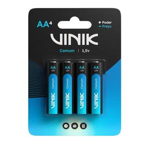 Pilha Comum Aa C-4 - Vp2ab4c