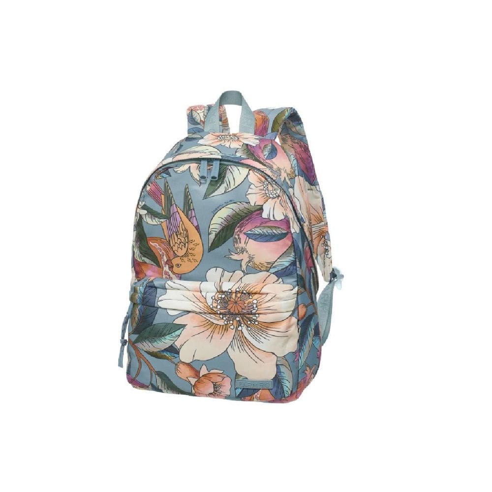 Mochila Farm Xodó Romance Em Flor Azul