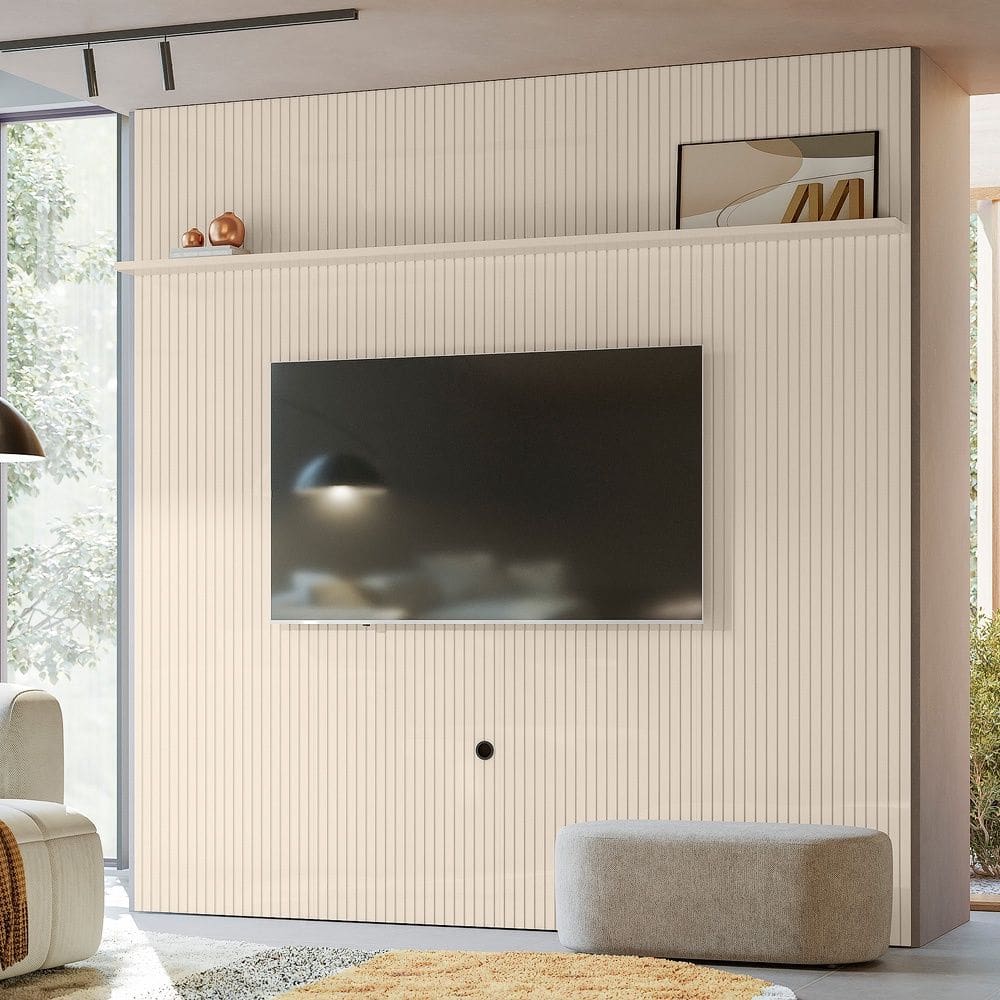 Painel Piso-Teto New Guapore Off White Madetec