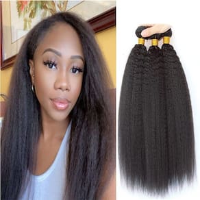 Pacotes de cabelo MAMART Yaki Straight Brazilian Virgin Hair
