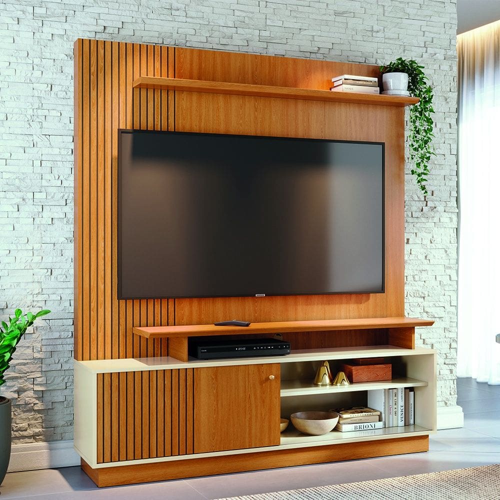 Home Theater Ares Cinamomo Off White Madetec