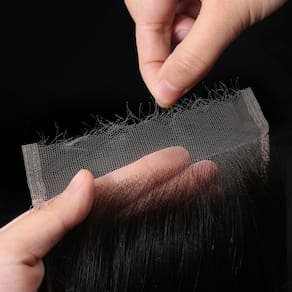 Fecho de renda VYCRAVE 5x5 Body Wave, cabelo humano de 18 polegadas