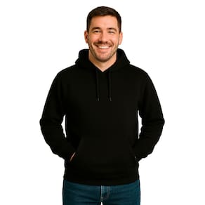 Moletom Canguru Liso Unissex Blusa De Frio Capuz Flanelado