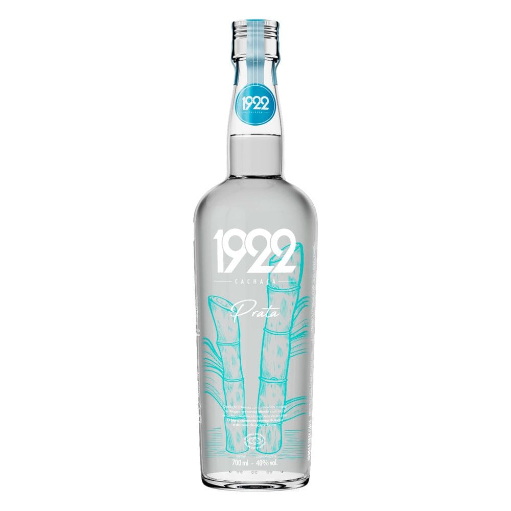 Cachaça Nacional 1922 Prata Garrafa 700ml