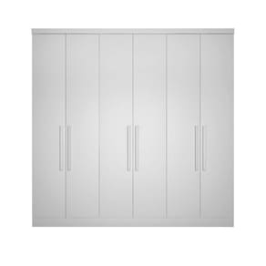 Modulo De Casal Safira Para Guarda Roupa Clic Móveis Branco