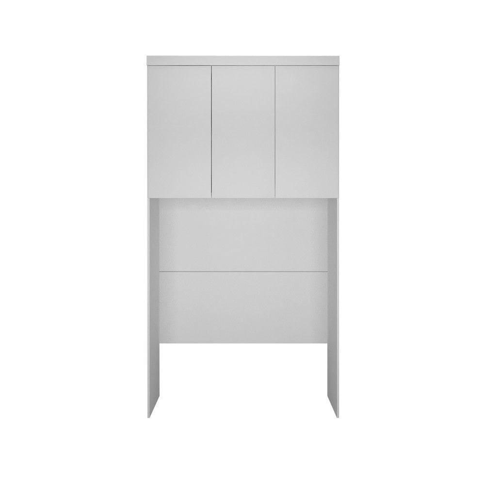 Modulo Aéreo Safira Solteiro Mdf Com 3 Portas Clic Móveis Branco