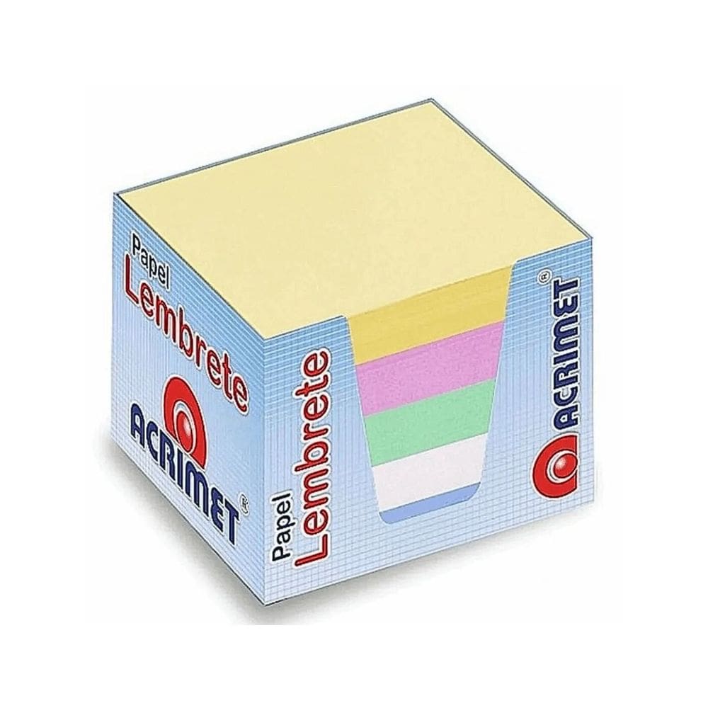 Papel Lembrete Refil 750 Folhas  Branco ou Colorido (Á escolher) - Acrimet