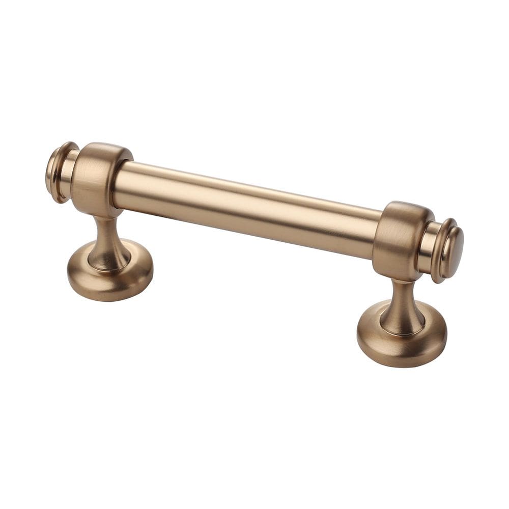 O gabinete puxa os centros dos furos Alzassbg Champagne Bronze de 76 mm