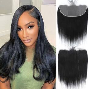 Lace Frontal DSEKCAIN HD 13x6 Cabelo humano reto 40cm